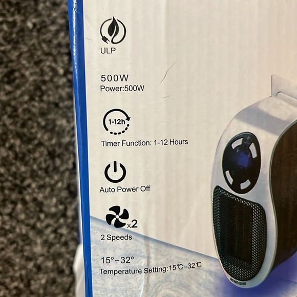 NEW Plugin Portable Heater - Picture 8 of 11